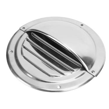 Imagem de Jiawu Aberturas de Ar de Aço Inoxidável, Capa de Ventilação Com Grade Veneziana Com Tampa, Aberturas de Cabine de Barco de 5 Espaços, Tampa de Ventilação Redonda para Marinho