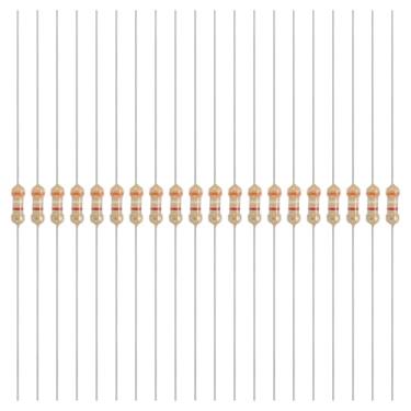 Imagem de YOKIVE 200 peças 1/4W (0,25 Watts) 3,9k Ohm 5% Resistor de filme de carbono, resistor fixo único de filme de carbono | Ótimo para dispositivos eletrônicos DIY, placas de circuito, sensores