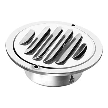 Imagem de KiBcsLic Grelha de ventilação com proteção total e tela de malha para exaustão de ar, ideal para ventiladores de cozinha, Style C