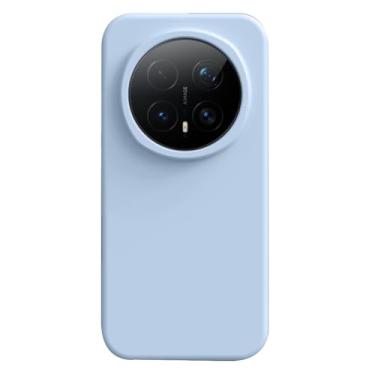 Imagem de LYJSMGZ Capa de silicone líquido para Huawei Honor Magic 8 Pro/Magic 8, revestimento macio de dissipação de calor fino, proteção contra arranhões, capa fosca de choque, azul, Majic 8 Pro