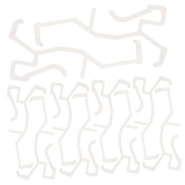 Imagem de 10 peças de clipes de plástico para persianas, clipes substituíveis, suporte de retentor, peças de reposição verticais, acessórios para persianas domésticas, clipes de plástico