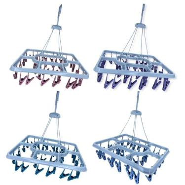 Imagem de Varal Retangular para Roupas Íntimas com 36 Prendedores
