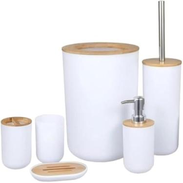 Imagem de Kit Acessorios de Banheiro 6 Pecas - Sortido