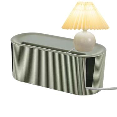 Imagem de Caixa de armazenamento de soquete de placa de plugue, organizador de suporte de fio,Caso de gerenciamento de cabos | Caixa de gerenciamento de cabos Recipiente de para sala de reuniões