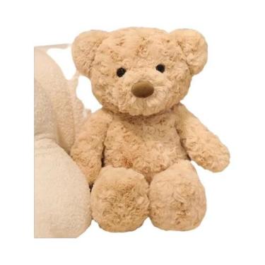 Imagem de Urso De Pelúcia Curly Marrom De 30cm Brinquedo Para Crianças Decoração