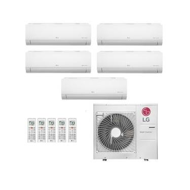 Imagem de Ar-Condicionado Multi Split Inverter LG 48.000 (2x Evap HW 7.000 + 2x Evap HW 9.000 + 1x Evap HW 24.000) Quente/Frio 220V