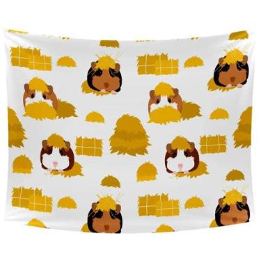 Imagem de Tapeçaria Animal Cobaia Hamster Room Estética 280x150cm - yiweisai