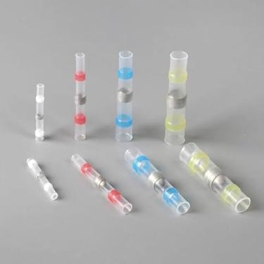 Imagem de Conectores de fio de vedação de solda, 120 peças, terminais de fio elétrico com isolamento térmico, cabo de emenda de extremidade, à prova d'água, automóvel