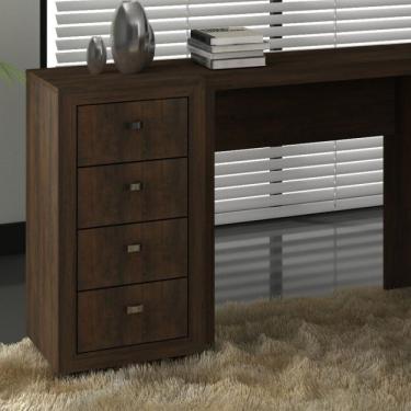 Imagem de Gaveteiro Com 4 Gavetas Tecno Mobili Rústico