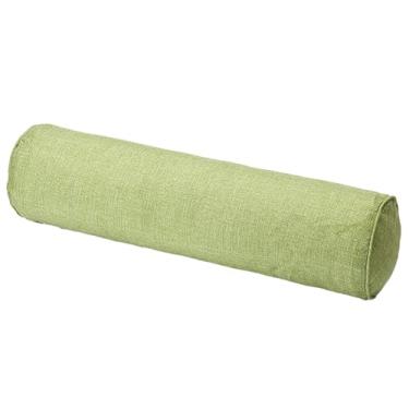 Imagem de SPXMQSS Almofada longa almofada cervical e pescoço almofadas cervicais para dormir redondo almofada ergonómica almofada dormir de lado verde 15 x 90 cm