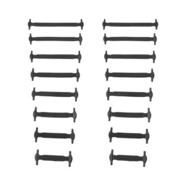 Imagem de Cadarços De Silicone Elástico 16 Peças Cadarços Rápidos E Práticos Par