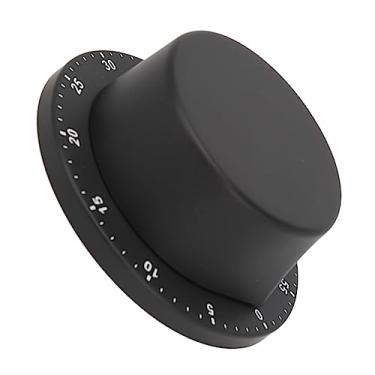 Imagem de Cryfokt Temporizador Mecânico de Cozinha, Lembrete Preciso, Alarme Alto, Durável para Cozinhar, Estudar, Aço Inoxidável