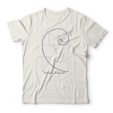 Imagem de Camiseta Sequência De Fibonacci - Studio Geek, M, Off white