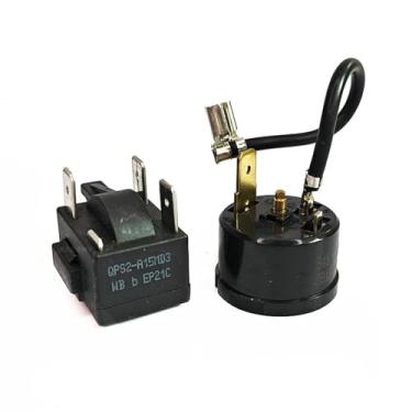 Imagem de NUHFUFA QPS2-A15MD3 Arranque de 3 pinos para geladeira + protetor redondo protetor de partida resistente produzido pela OEM para acessórios de geladeira/freezer