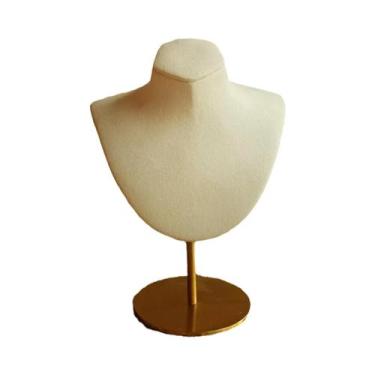 Imagem de Expositor De Joias De Madeira Luxuoso Para Colares, Pulseiras E Anéis 