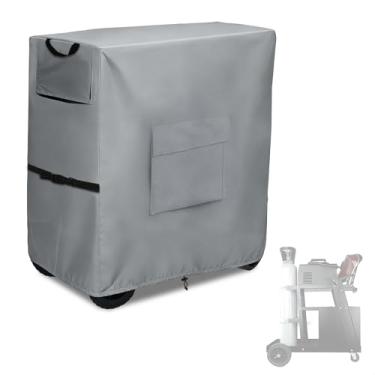 Imagem de Capa de carrinho de soldagem, capa protetora de carrinho de soldador de 3 camadas para Tig Mig a maioria dos carrinhos de solda de plasma Cutte no mercado