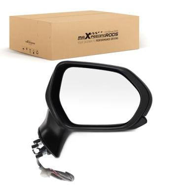 Imagem de maXpeedingrods Espelho retrovisor lateral do passageiro para Toyota Camry 2018-2024 Power Non-Heated Manual Folding 3 pinos, substitui 8791006800