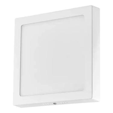 Imagem de 2X Painel Plafon Led 24W Quadrado Sobrepor Bco Frio 30X30 Av