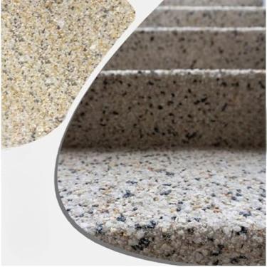 Imagem de Revestimento de pedra natural, 5kg, adequado para paredes, pisos, escadas, terraços, estuque, paredes exteriores e reboco(BARCELONA)