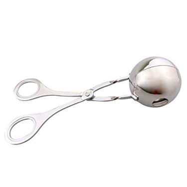 Imagem de Coador de Bola Carne Fabricante Inoxidável Antiaderente Pinças Colher Massa Arroz Bolo Biscoito Ferramentas Cozinha para Salada Melão Churrasco Biscoitos Sorvete