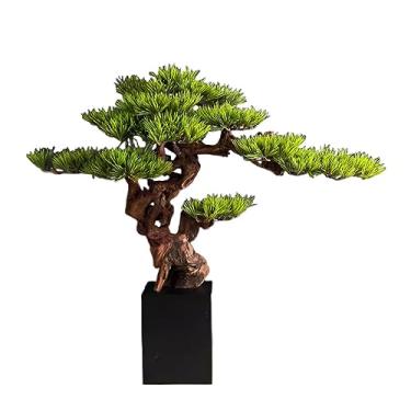 Imagem de Bonsai artificial, bonsai artificial, decoração de plantas, pinheiros, plantas falsas, sala de estar, varanda, árvore de bonsai artificial