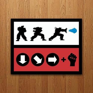 Imagem de Placa Decorativa - Golpe Comando  27X35 