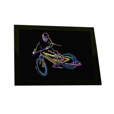 Imagem de Quadro Decorativo Moto Ilustração Minimalista Decoração Poster Quarto Sala