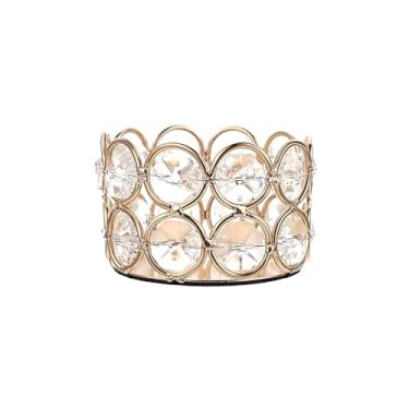 Imagem de Castiçal de cristal para decoração de casamento, dia dos namorados, luz de chá, decoração de mesa, decoração de casa, caixa de presente, velas