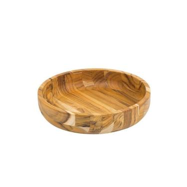 Imagem de Gamela De Madeira Teca Redonda - Stolf 23x23
