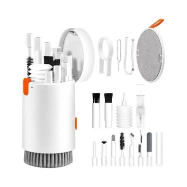 Imagem de Kit De Limpeza De Computador 20 Em 1: Spray Para Teclado E Tela, Fones
