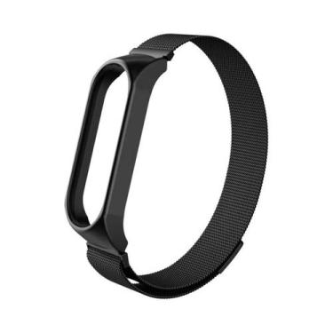 Imagem de Pulseira De Aço Inoxidável Milanesa Para Xiaomi Mi Band 6 5 4 3, 127 p