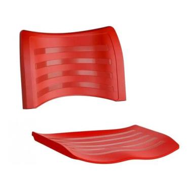 Imagem de Kit 05 Conjunto Assento E Encosto Iso Pra Cadeiras E Longarinas - Mast