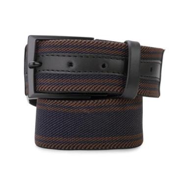 Imagem de Cinto América MM Dupla-Face CA25-40280, Marinho, Marrom, Único