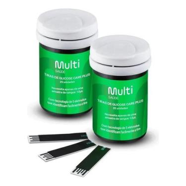 Imagem de Tiras De Glicemia Fita Para Medir Glicose Caixa 50 Uni - Multilaser