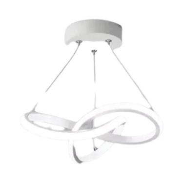 Imagem de Luminária Pendente LED Moderna Com Design Irregular E Aerodinâmico Par