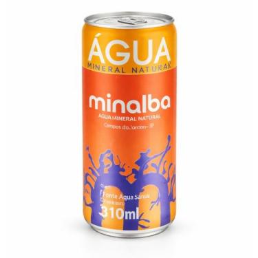 Imagem de Agua Mineral MINALBA com Gás Lata 310ml