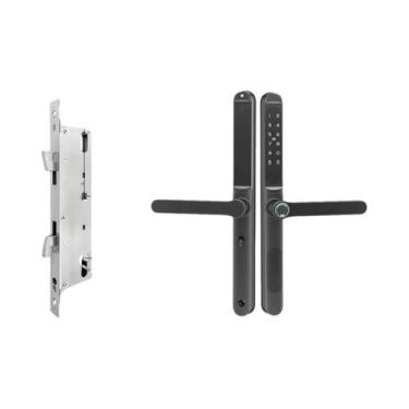 Imagem de Fechadura Inteligente Deslizante Slim À Prova d'Água 2.8CM Com Impress