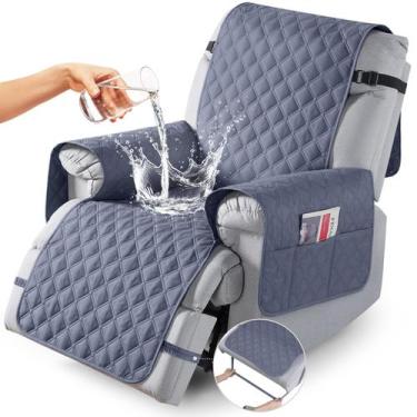 Imagem de Funda para Sillón Reclinable TAOCOCO 100% Impermeable Gris Azulado 1 P