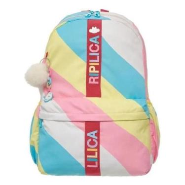 Imagem de Kit Mochila De Costas Escolar Lilica Ripilica Lovit Vibrant Lancheira 