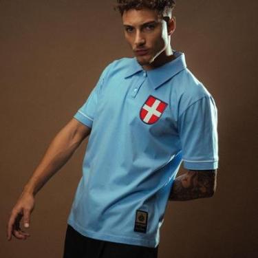 Imagem de Camisa Polo Itália Retrô 1911 Masculina Collab Retrôgol x Mauro Beting-Masculino