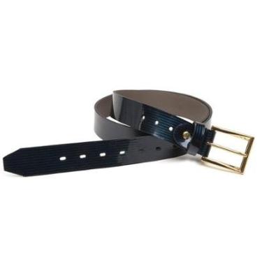 Imagem de Cinto Social Jota Pe Verniz Azul Linea Dreanstime 0801-Masculino