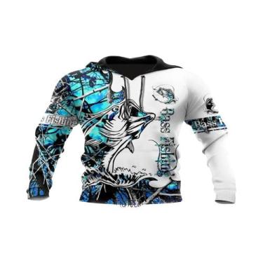 Imagem de Moletom Masculino Camuflado Com Capuz Estampa 3D Harajuku Y2k Streetwe