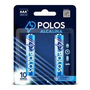 Imagem de Pilha AAA Polos Alcalina - 2 Unidades