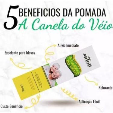 Imagem de Pomada Massageadora Canela do Véio Apinil Cosméticos