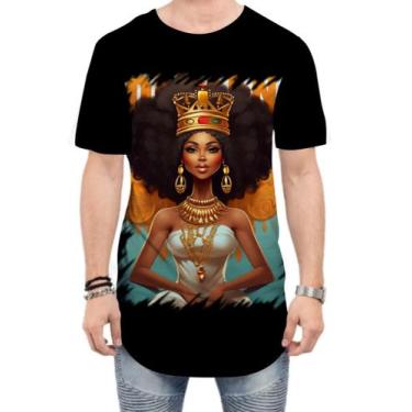 Imagem de Camiseta Longline Rainha Africana Queen Afric 8, M