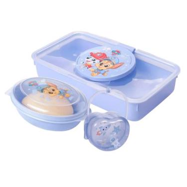 Imagem de Kit Higiene 3 Pçs Porta Lenço + Saboneteira + Porta Chupeta - - PLASUT