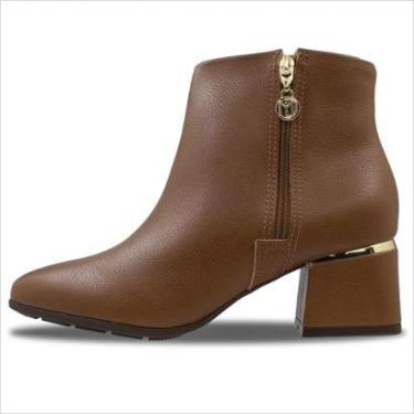 Imagem de Bota Feminina Modare Salto Baixo - Caramelo-Feminino