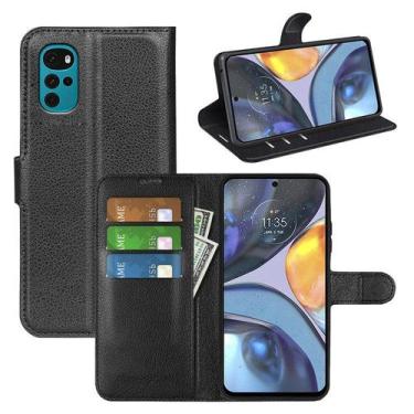 Imagem de Capa Capinha Carteira Para Motorola Moto G22 Case Couro Flip - Danet, 