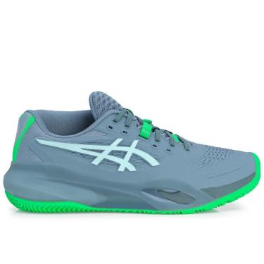 Imagem de Tênis Asics Gel Resolution X Padel Cinza e Verde-Masculino