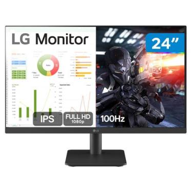 Imagem de Monitor Gamer LG 24" IPS FULL HD 100Hz 5ms HDMI Preto, 24"